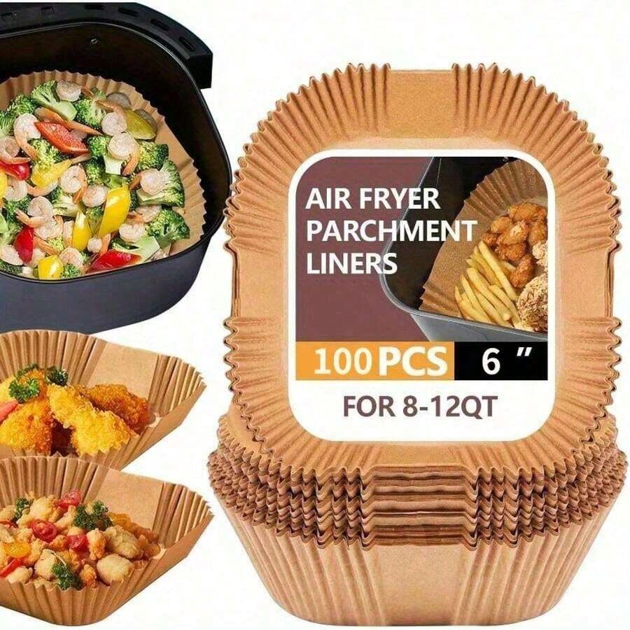100pcs, Square Disposable Air  - Kitchen Baking Essentials recension och pris