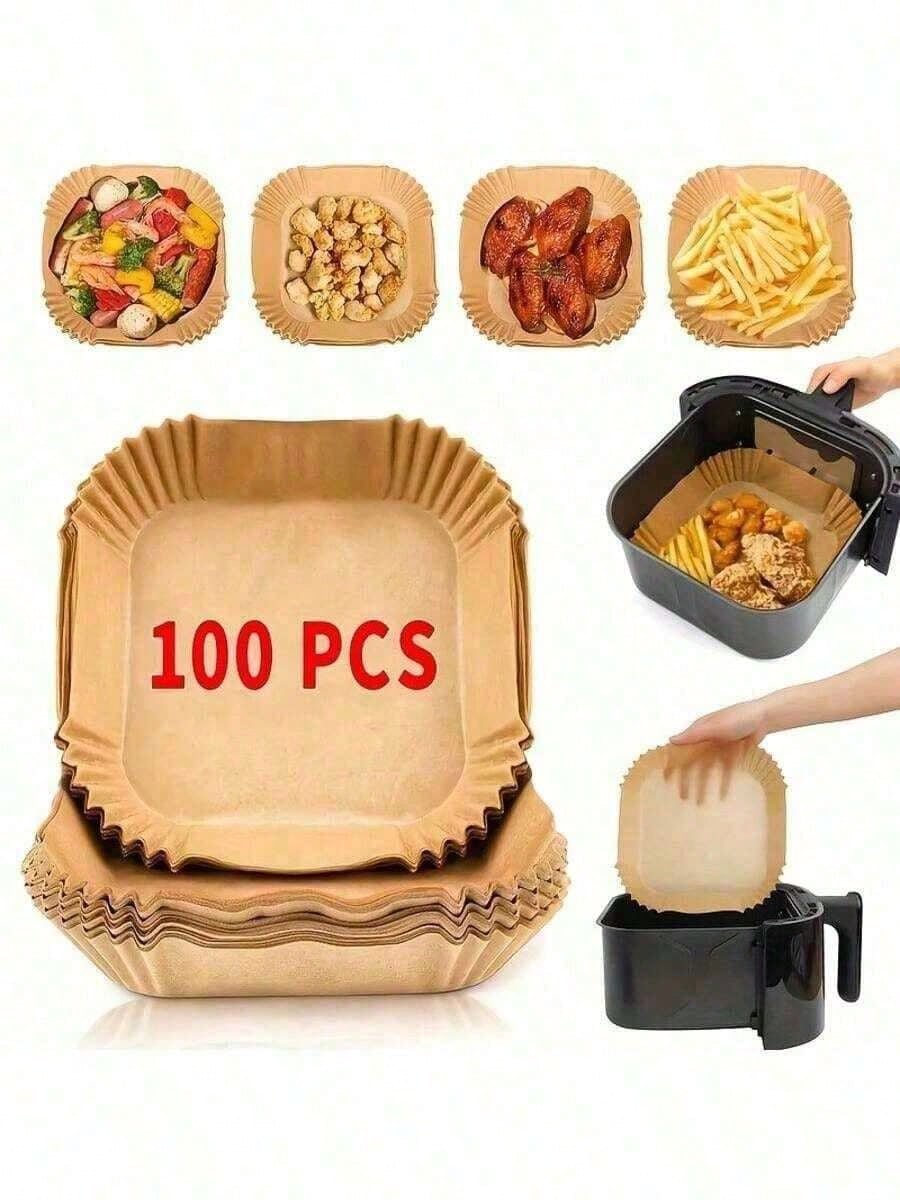 100pcs, Square Disposable Air  - Kitchen Baking Essentials recension och pris