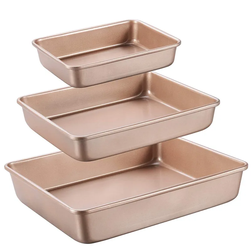 Thicken Carbon Steel Golden Ba - Springform Pan Set recension och pris