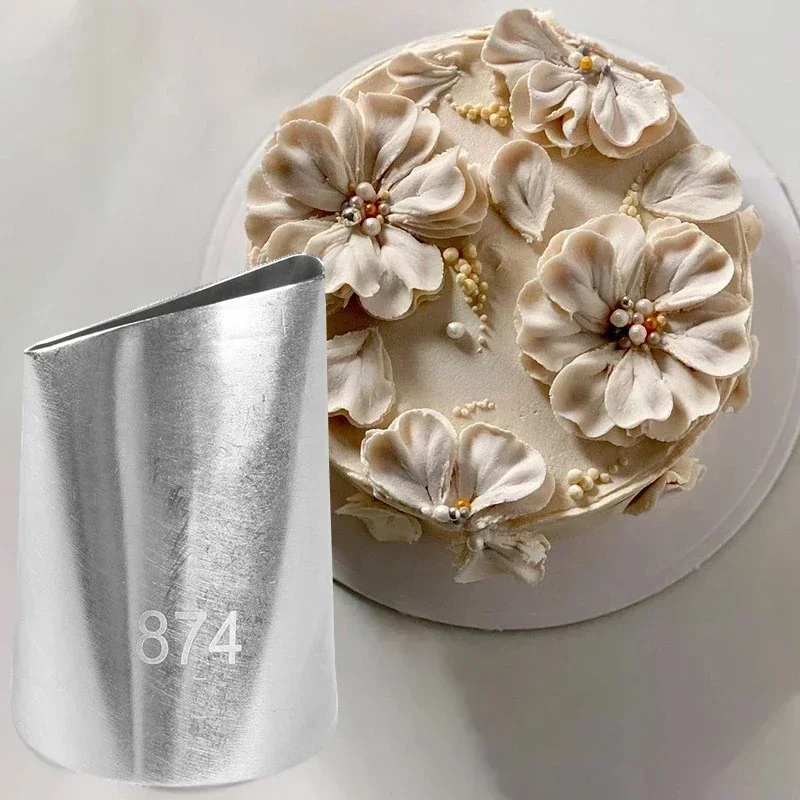 #128 #874 Large Rose Piping No - Decorating Tip Set recension och pris
