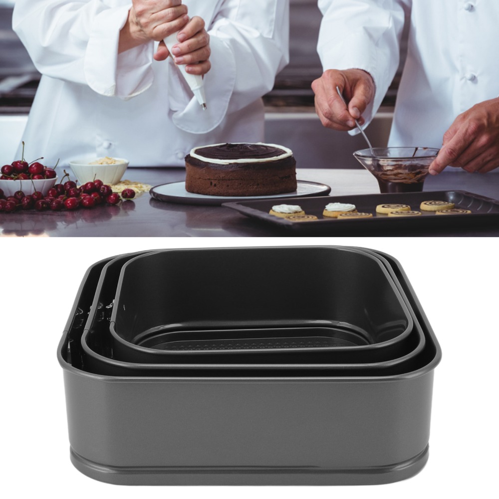 3pcs Carbon Steel Springform C - Springform Pan Set recension och pris
