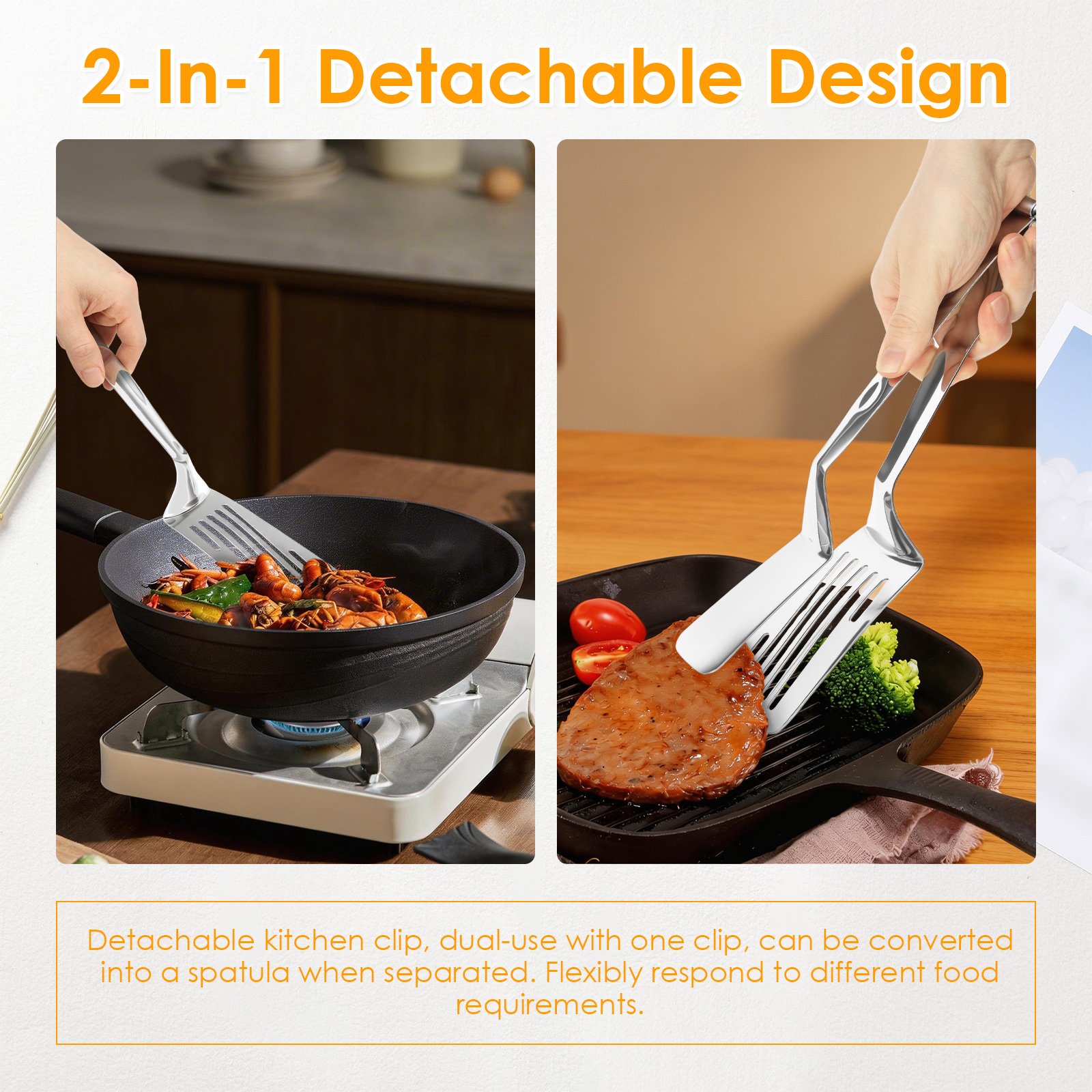 2Pcs 11.34inch Stainless Steel - Kitchen Up recension och pris