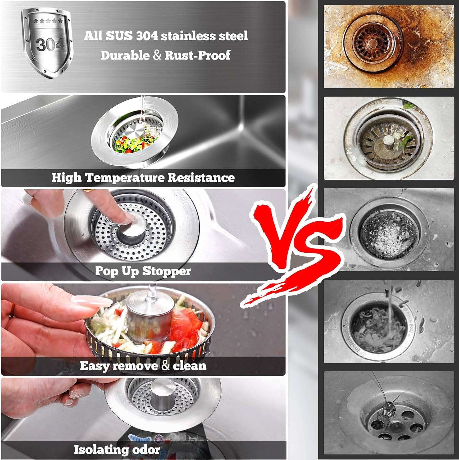 Upgraded 3 in 1 Kitchen Sink D - Kitchen Up recension och pris
