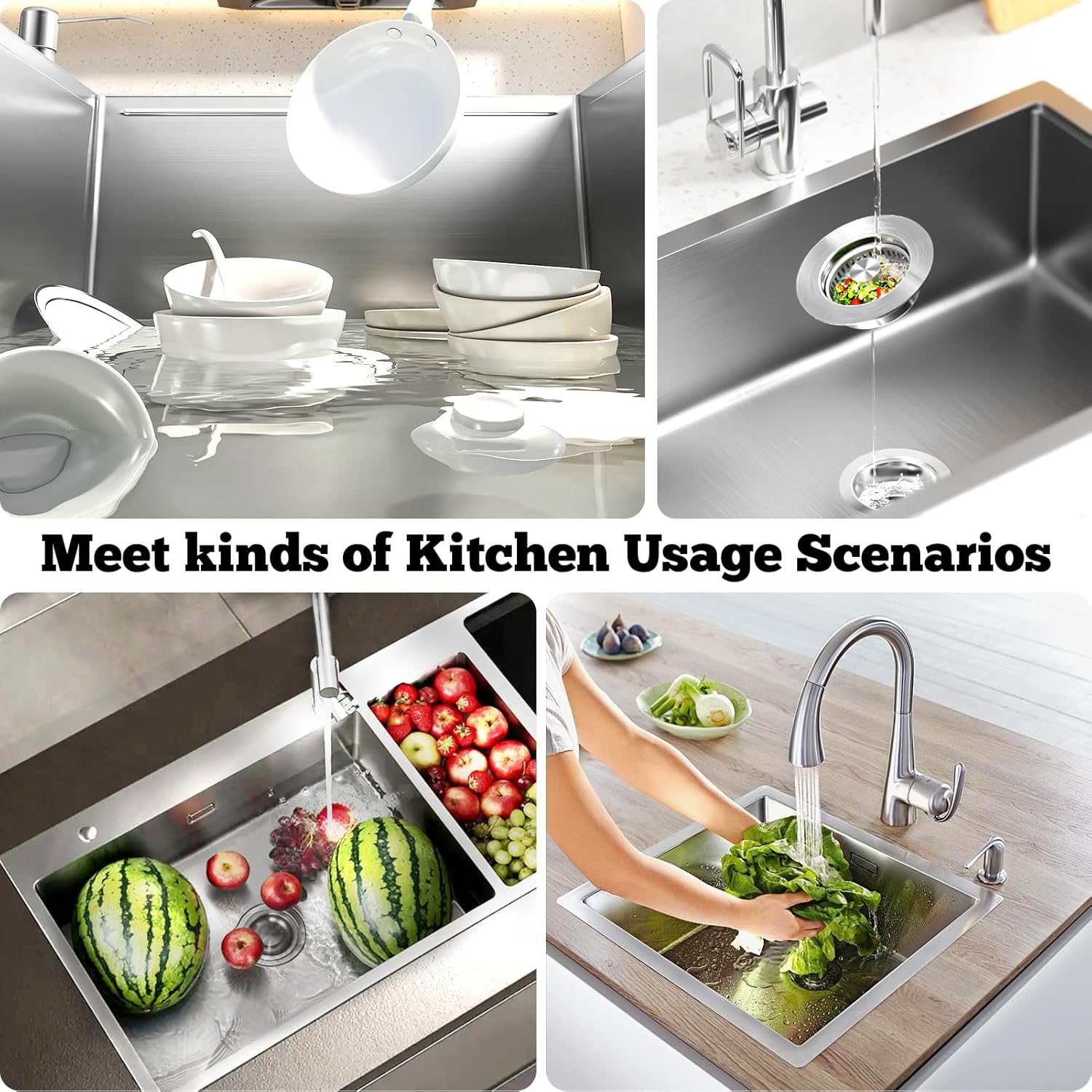 Upgraded 3 in 1 Kitchen Sink D - Kitchen Up recension och pris