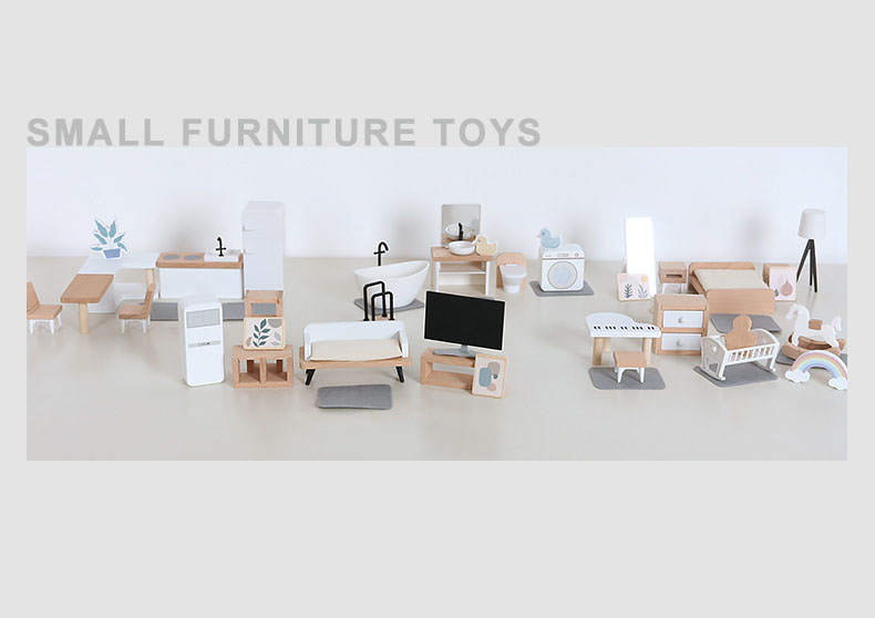 Modern dollhouse furniture kit - Kitchen Q recension och pris