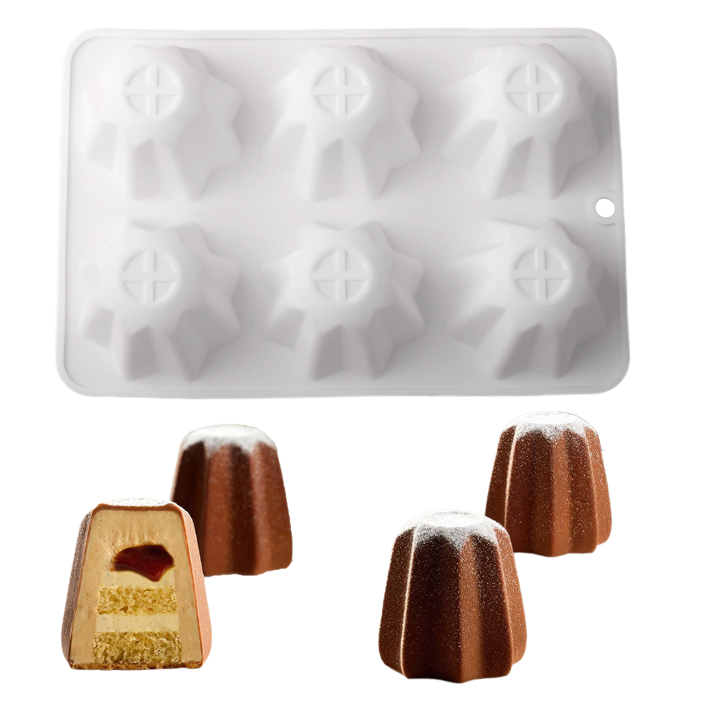 6-Cell Mousse Cake Mold 8-Corn - Kitchen Baking Corner recension och pris
