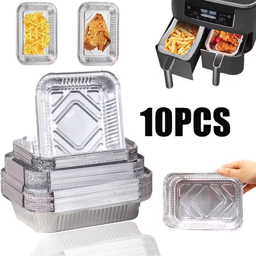 10PCS With Lids Aluminum Foil  - Kitchen Baking Containers recension och pris