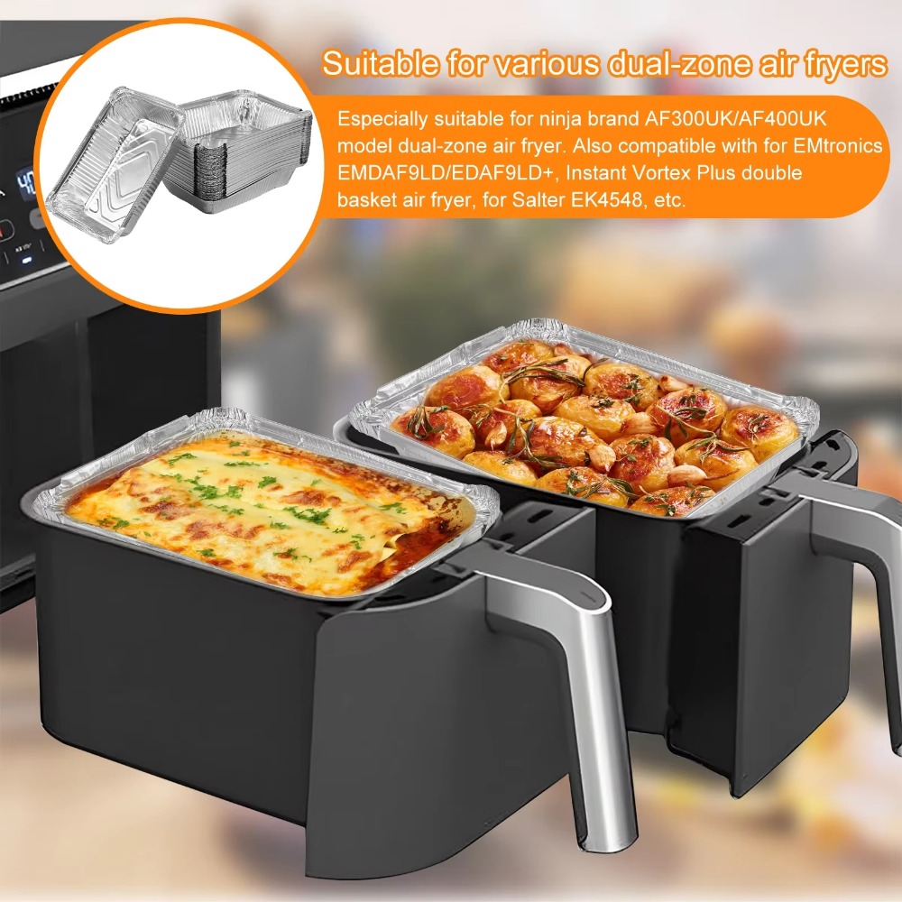 10PCS With Lids Aluminum Foil  - Kitchen Baking Containers recension och pris