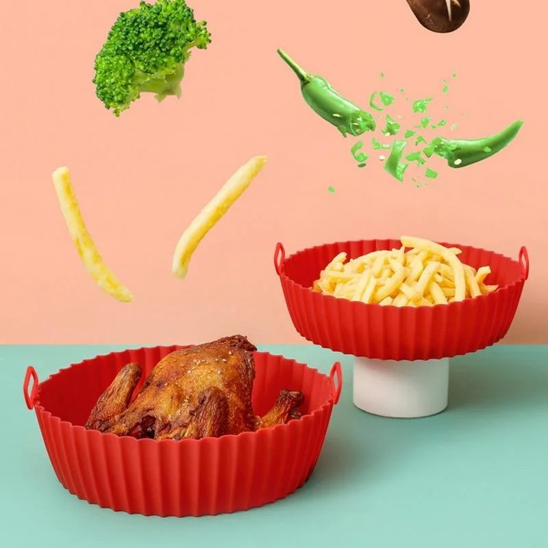 Silicone Basket Pot Tray Airfr - Kitchen Baking Containers recension och pris
