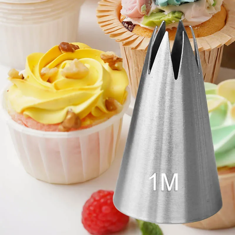 Large Size Open Star Cream Pas - Decorating Tip Set recension och pris