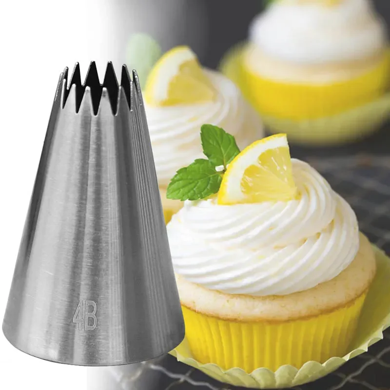 Large Size Open Star Cream Pas - Decorating Tip Set recension och pris