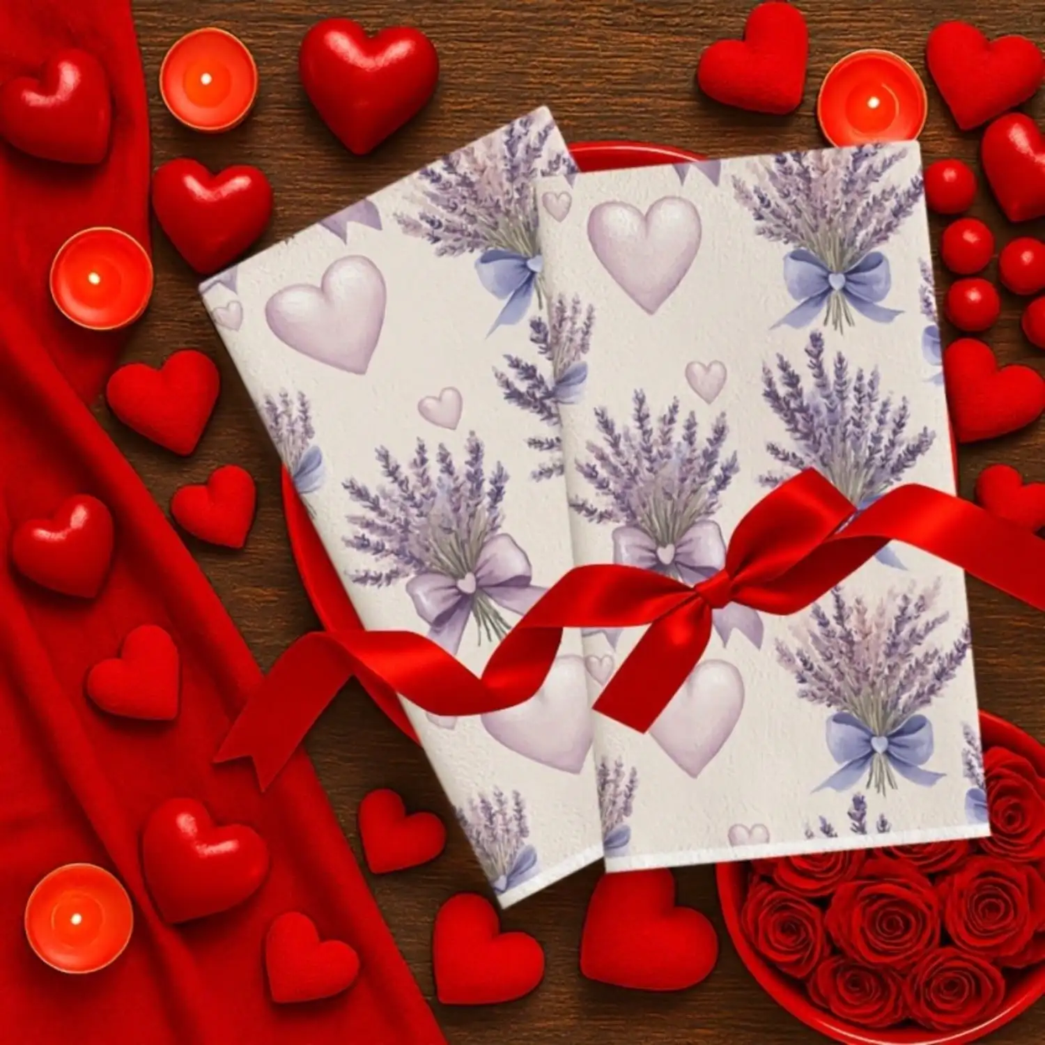 2pcs Valentine's Day Lavender  - Kitchen Baking Dishes recension och pris