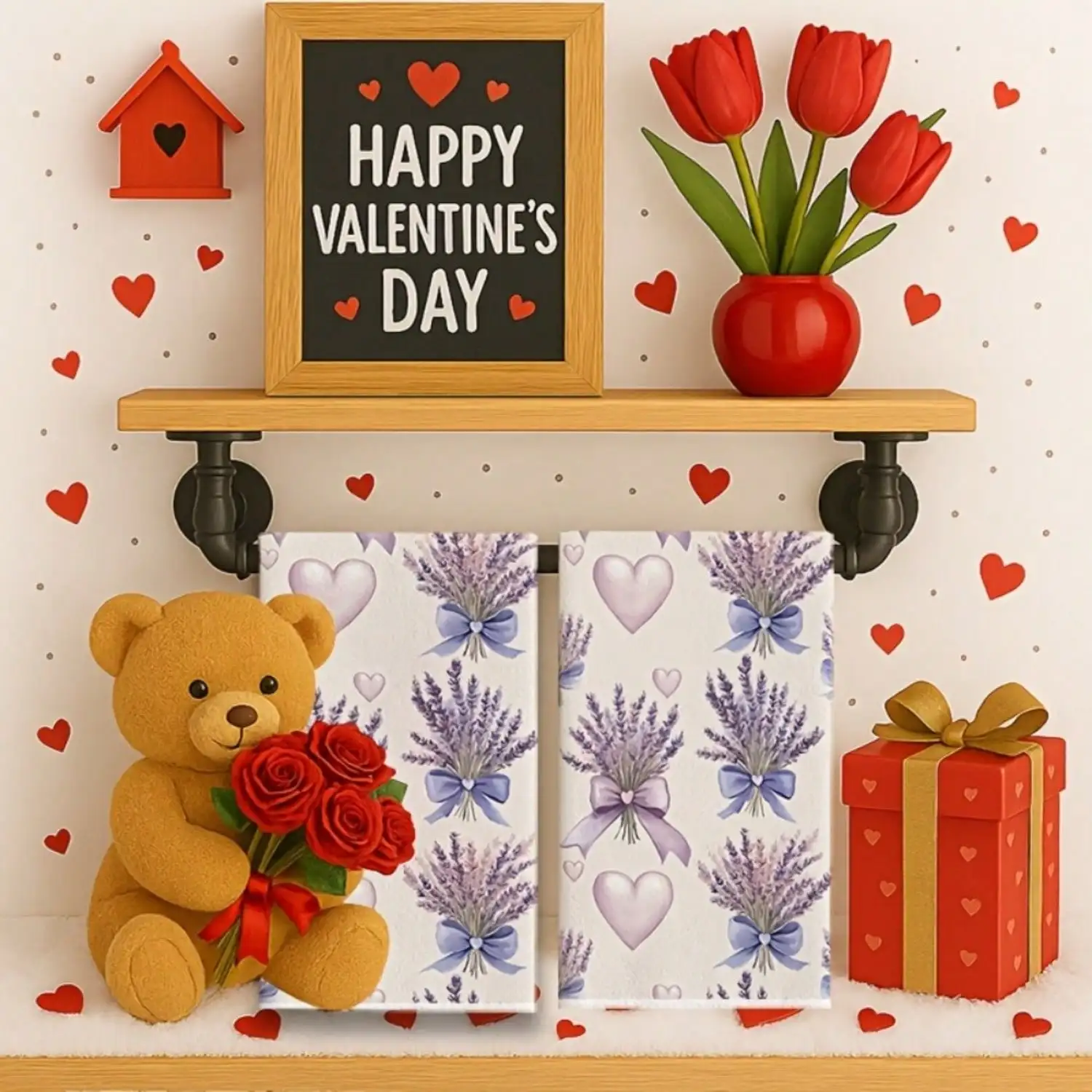 2pcs Valentine's Day Lavender  - Kitchen Baking Dishes recension och pris