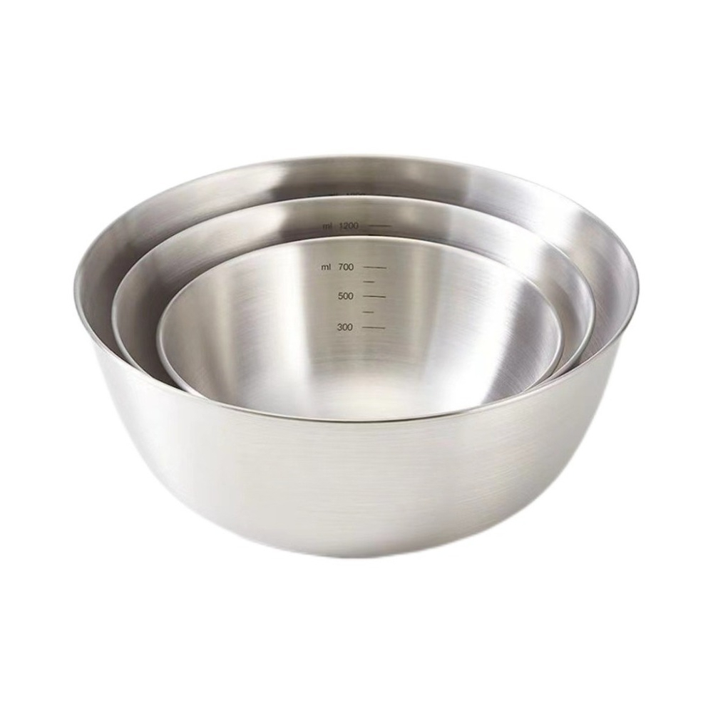3pcs Stainless Steel Bowl Set  - Kitchen Baking Essentials recension och pris