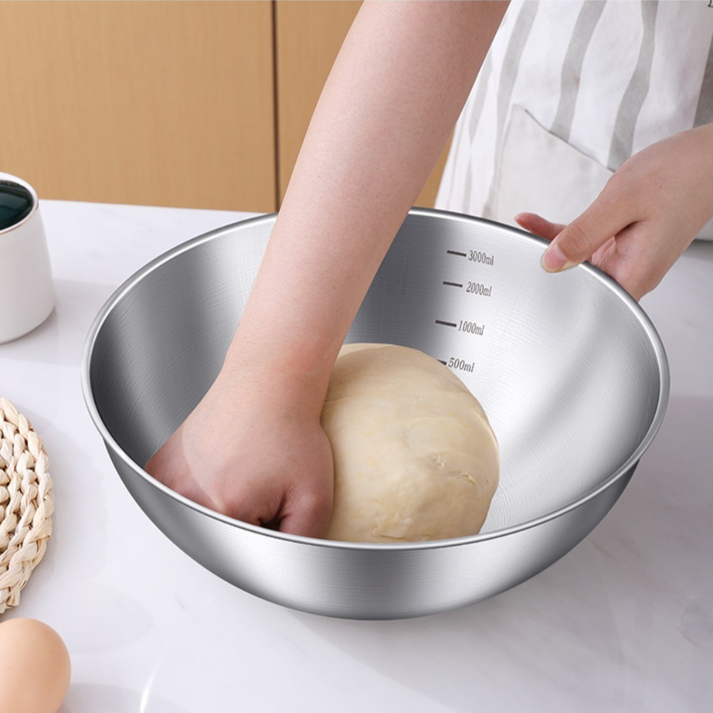 3pcs Stainless Steel Bowl Set  - Kitchen Baking Essentials recension och pris