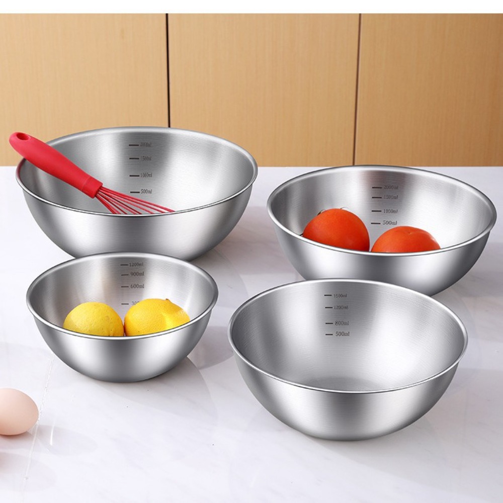 3pcs Stainless Steel Bowl Set  - Kitchen Baking Essentials recension och pris