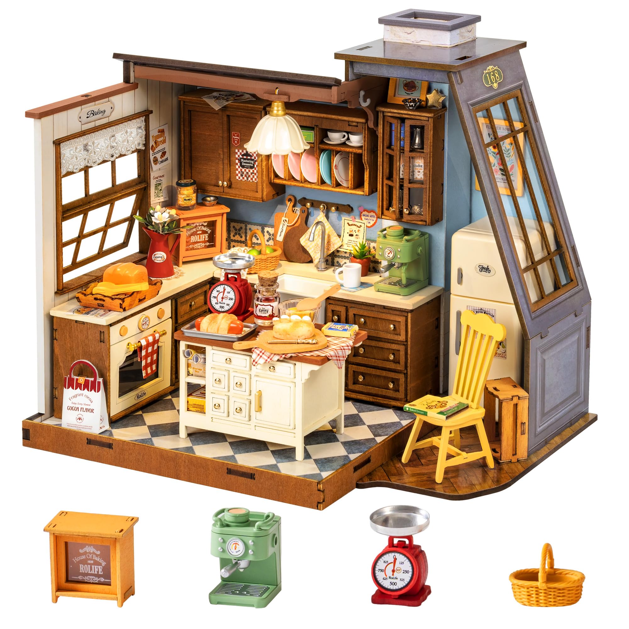 Rolife DIY Miniature House Kit - Baking Kitchen Rolife recension och pris