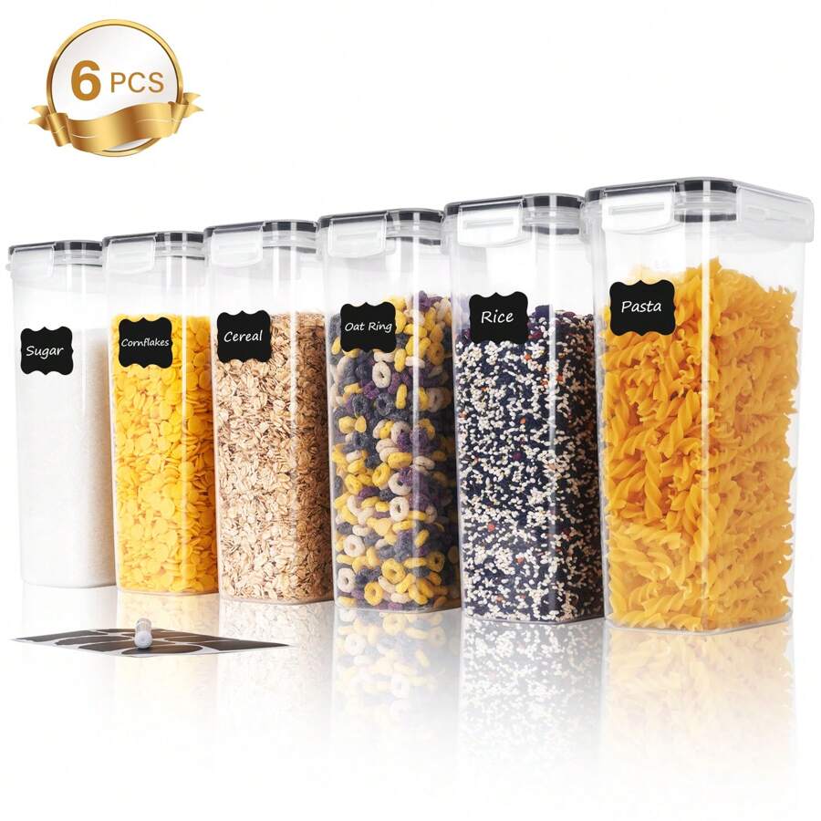 THELIFE 3/6pcs Large Food Stor - Kitchen Baking Containers recension och pris