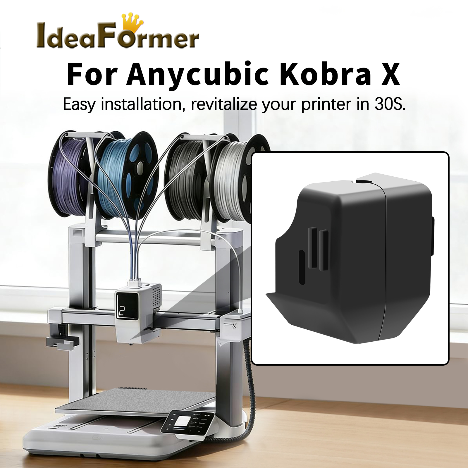 For Anycubic Kobra X Nozzle Si - Pastry Brush Silicone recension och pris