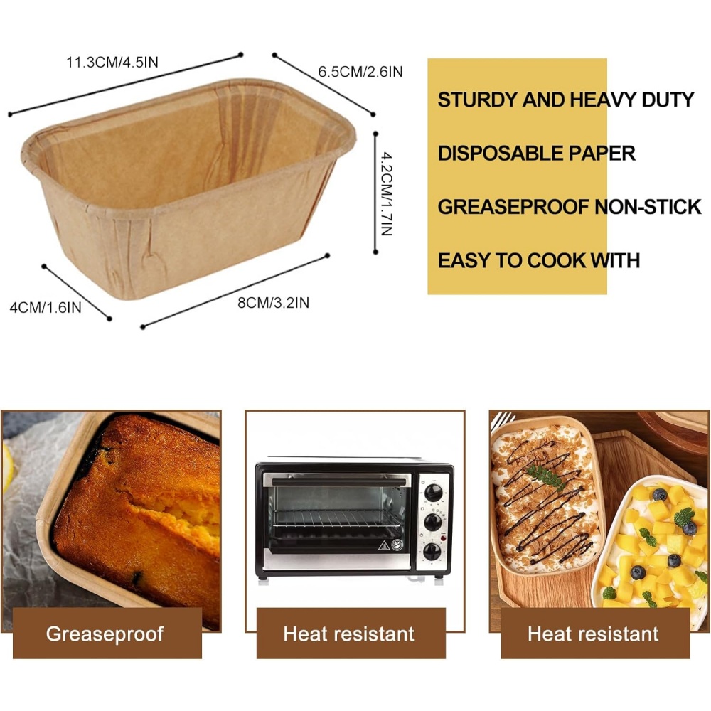 50pcs Disposable Cake Moulds,  - Kitchen Baking Dishes recension och pris