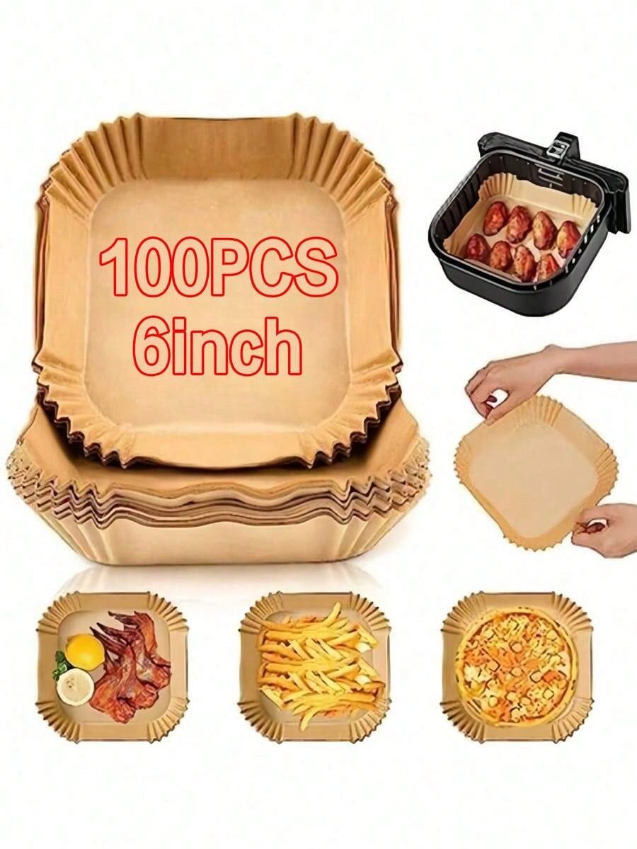 100PCS Disposable Air Fryer Li - Kitchen Baking Essentials recension och pris