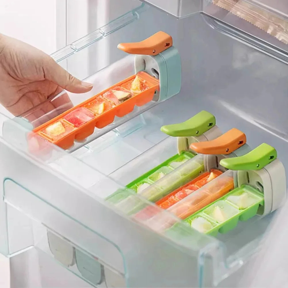 One-Hand Press Ice Cube Tray P - Kitchen Up recension och pris