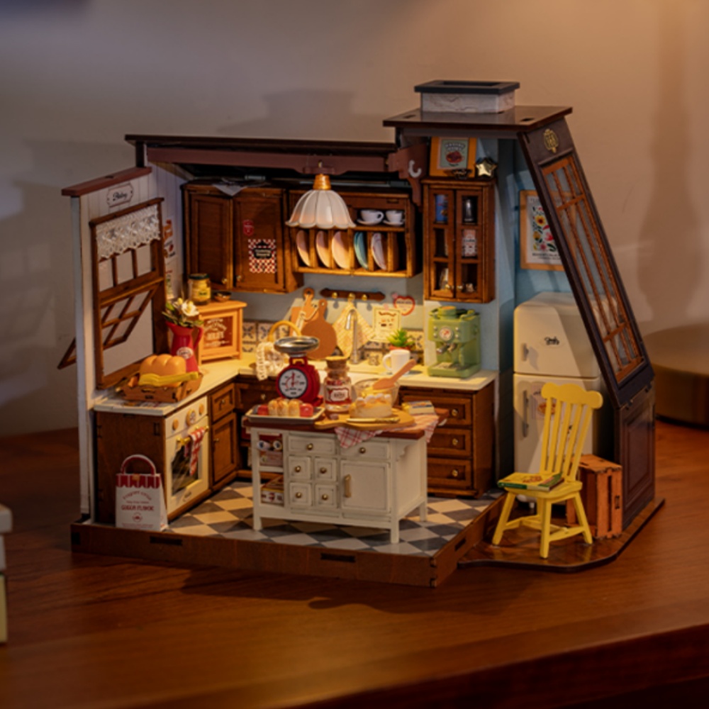 Robotime Rolife Baking Kitchen - Baking Kitchen Rolife recension och pris