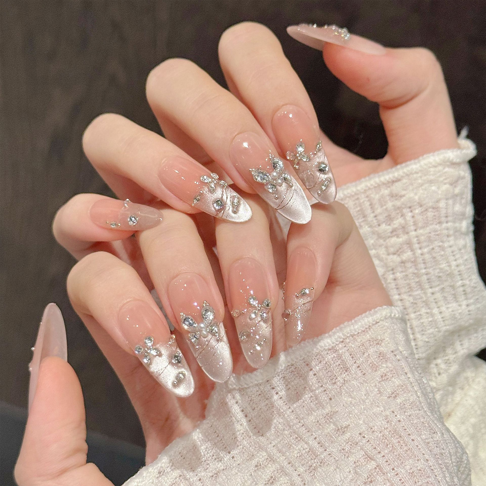 10pcs Handmade Press On Nails  - Decorating Tip Set recension och pris